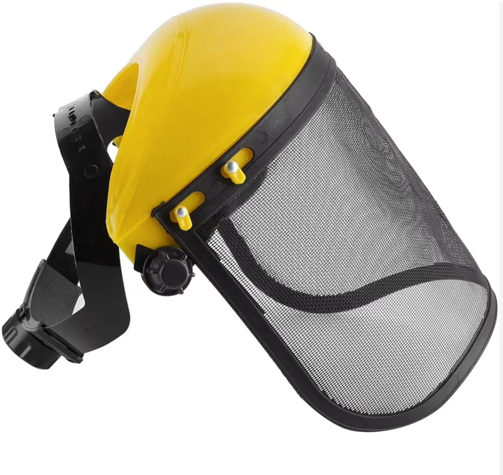 Face Shield Protection for Landscapers